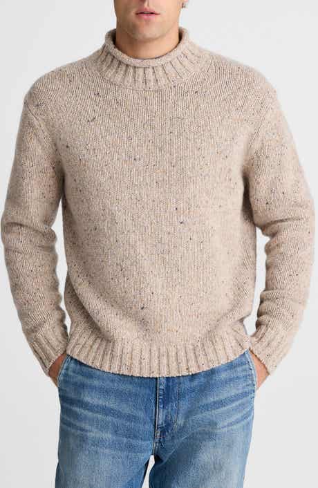 Roll Neck Donegal Wool Blend Sweater