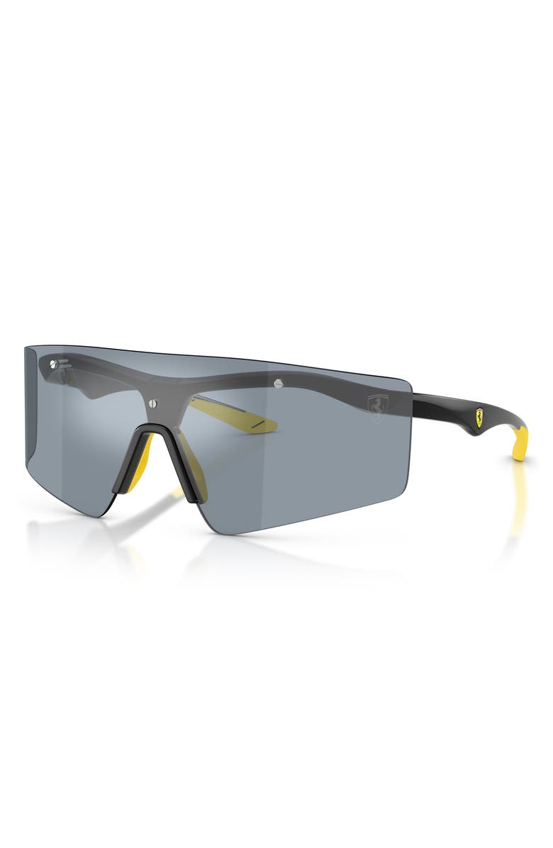 Scuderia Ferrari 139mm Shield Wrap Sunglasses, Alternate, color,