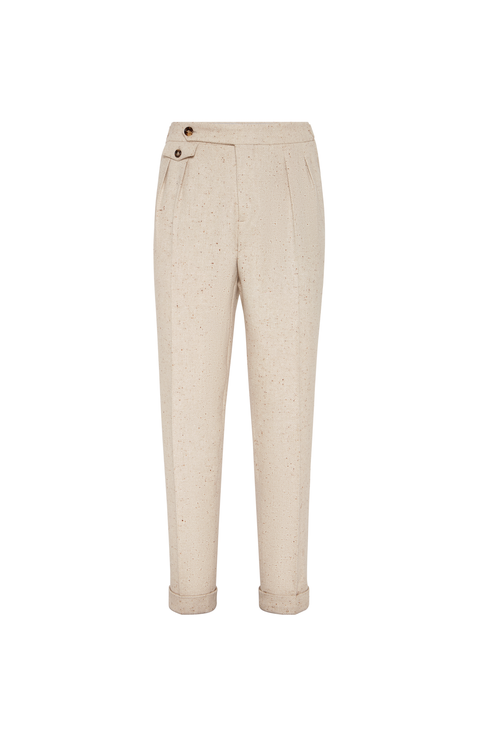 Diagonal twill trousers