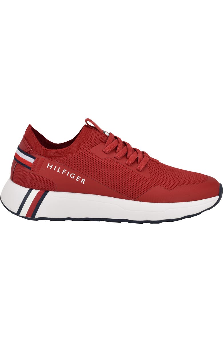 Tommy Hilfiger Knit Sneaker, Alternate, color, Medium Red