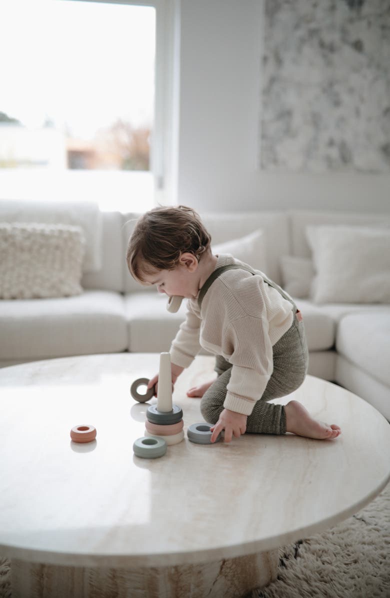 Mushie 8-Piece Stacking Cups Toy, Alternate, color, Multi