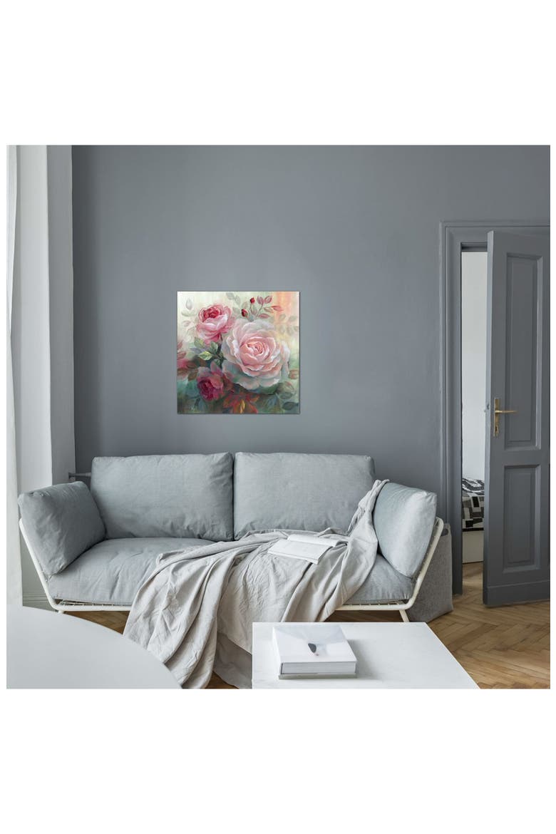 White Roses II by Nan Canvas Wall Art, Alternate, color, MULTI