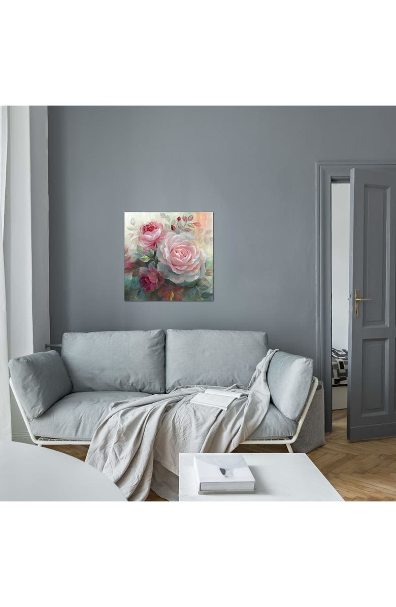 iCanvas White Roses II by Nan Canvas Wall Art, Alternate, color,