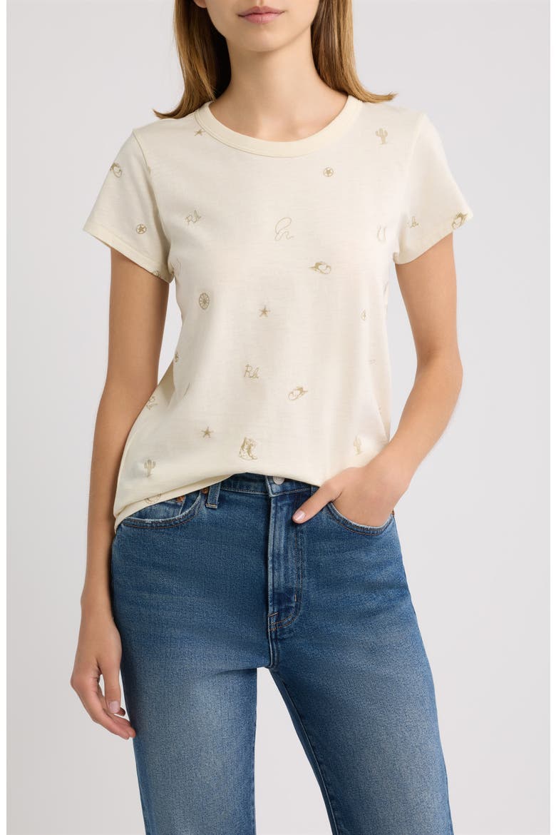 Rodeo Graphic T-Shirt, Main, color, TURTLE DOVE MULTI