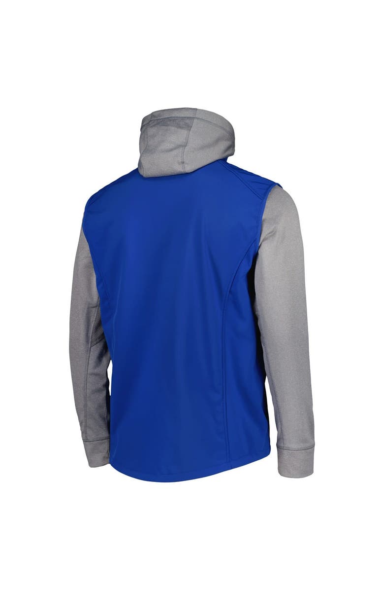 DUNBROOKE Men's Dunbrooke Royal/Heather Gray Kansas City Royals Alpha Full-Zip Jacket, Alternate, color, Royal
