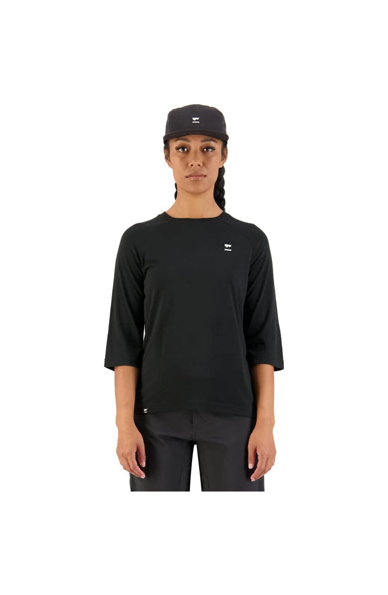 Mons Royale Tarn Merino Shift Raglan 3/4 Sleeve - Women's, Main, color, Black/Black