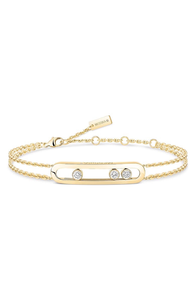 Messika Move Classique Diamond Bracelet, Alternate, color, Yellow Gold