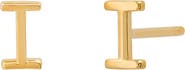 BYCHARI Initial Stud Earrings