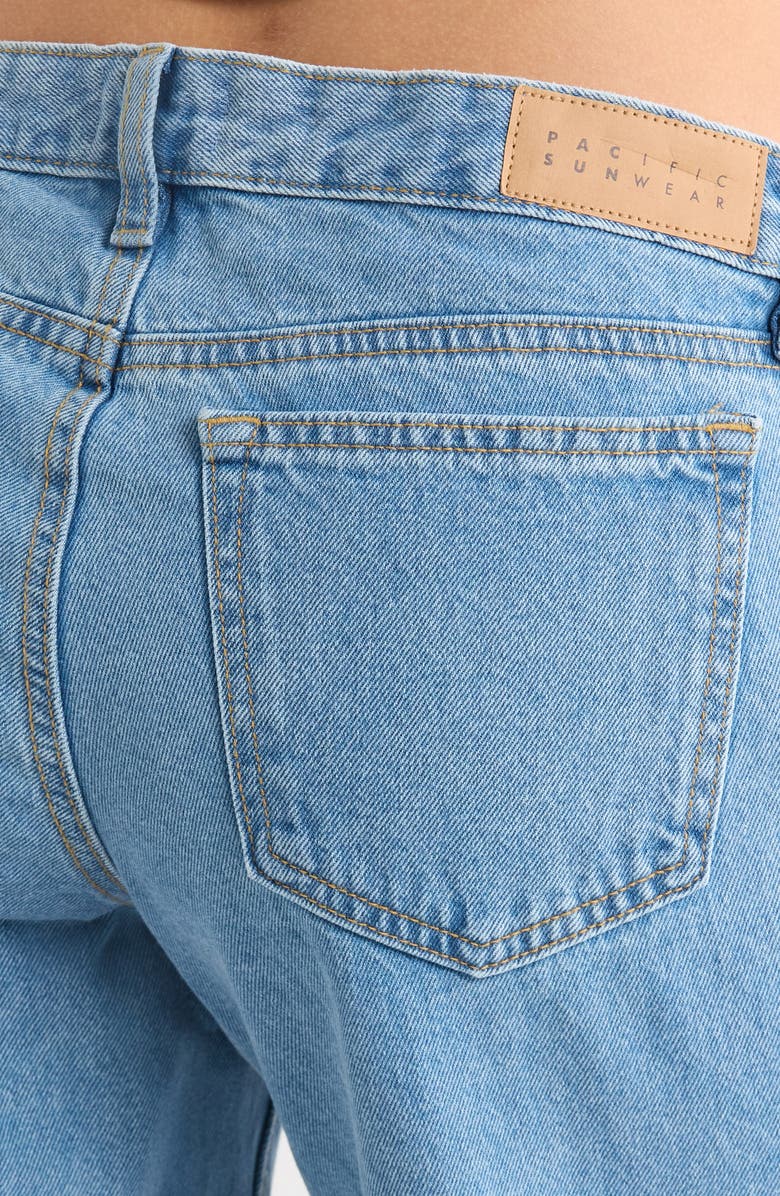 PacSun Zoe Low Rise Girlfriend Jeans, Alternate, color, Light Indigo