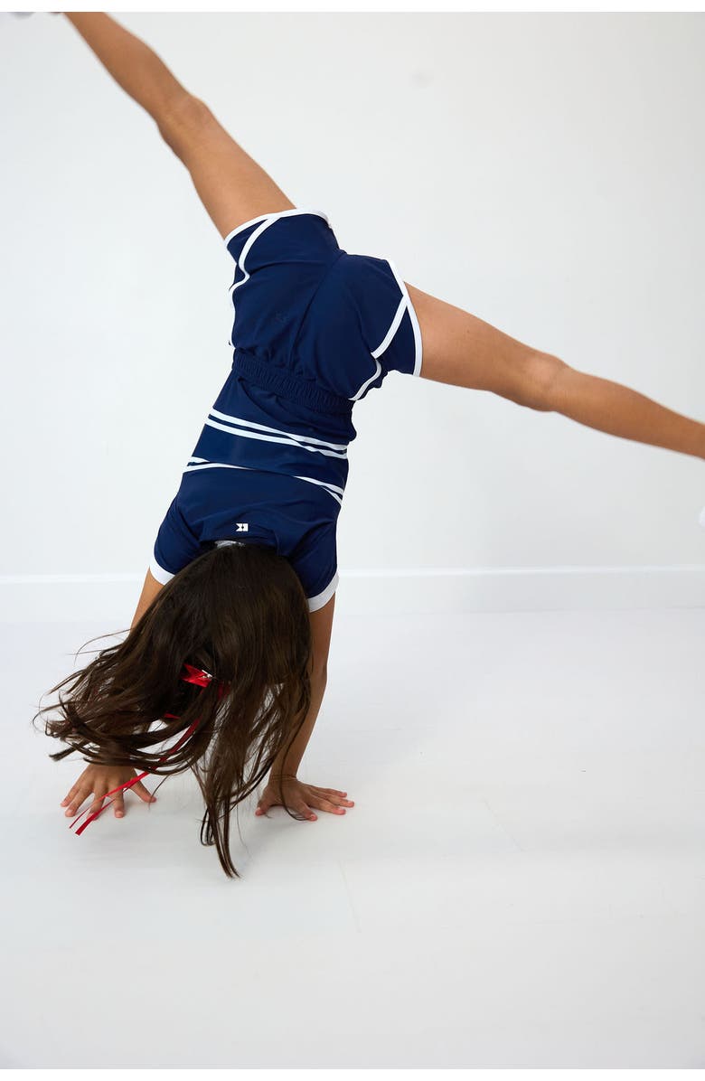 Courtside Kids Girls Twirly Skort, Alternate, color, Navy