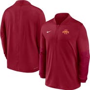 Nike Men's Nike Cardinal Iowa State Cyclones Dri-FIT Half-Zip Pullover