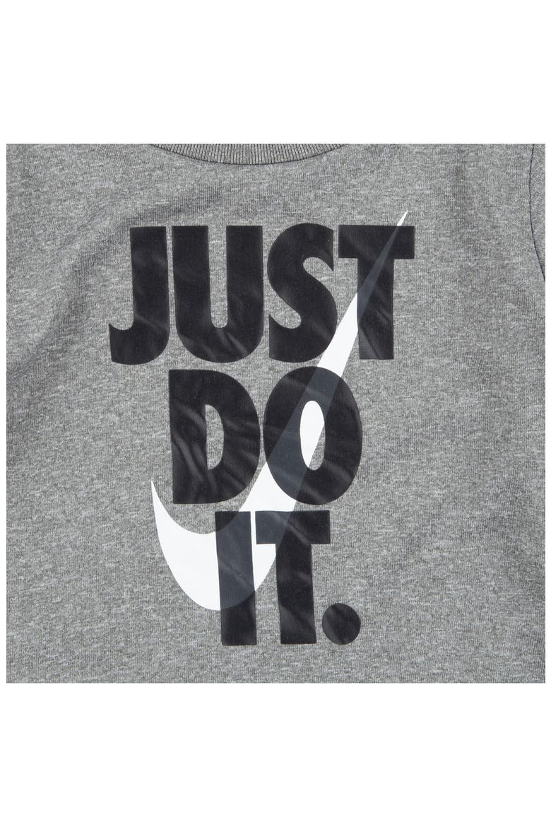 Just Do It Shirt & Shorts Set, Alternate, color, 023BLACK