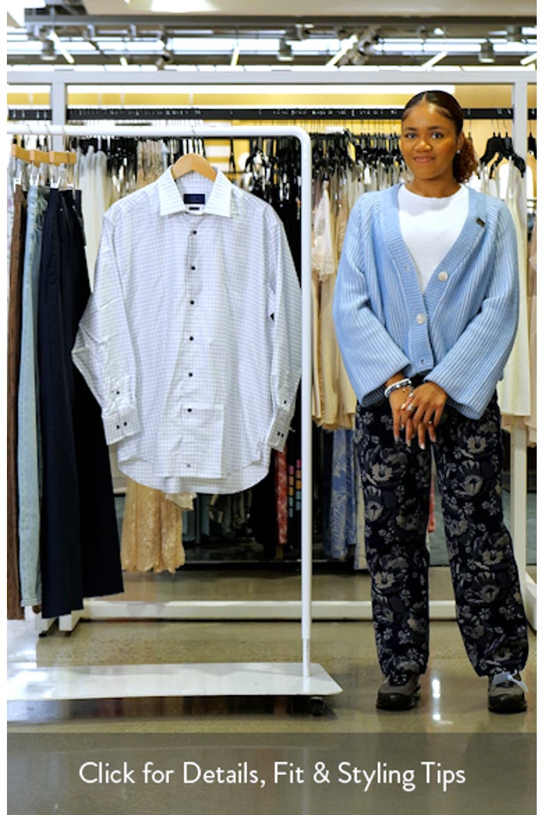 Regular Fit Dobby Check Dress Shirt video