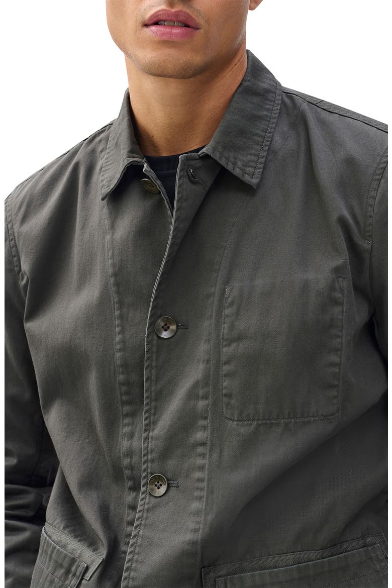 Evan Twill Chore Jacket, Alternate, color, DARKSHADOW