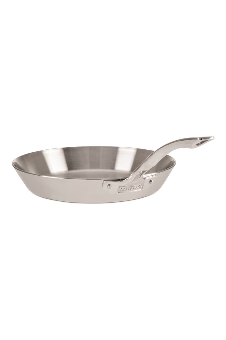 Contemporary 12-Inch 3-Ply Stainless Steel Fry Pan, Main, color, NO COLOR
