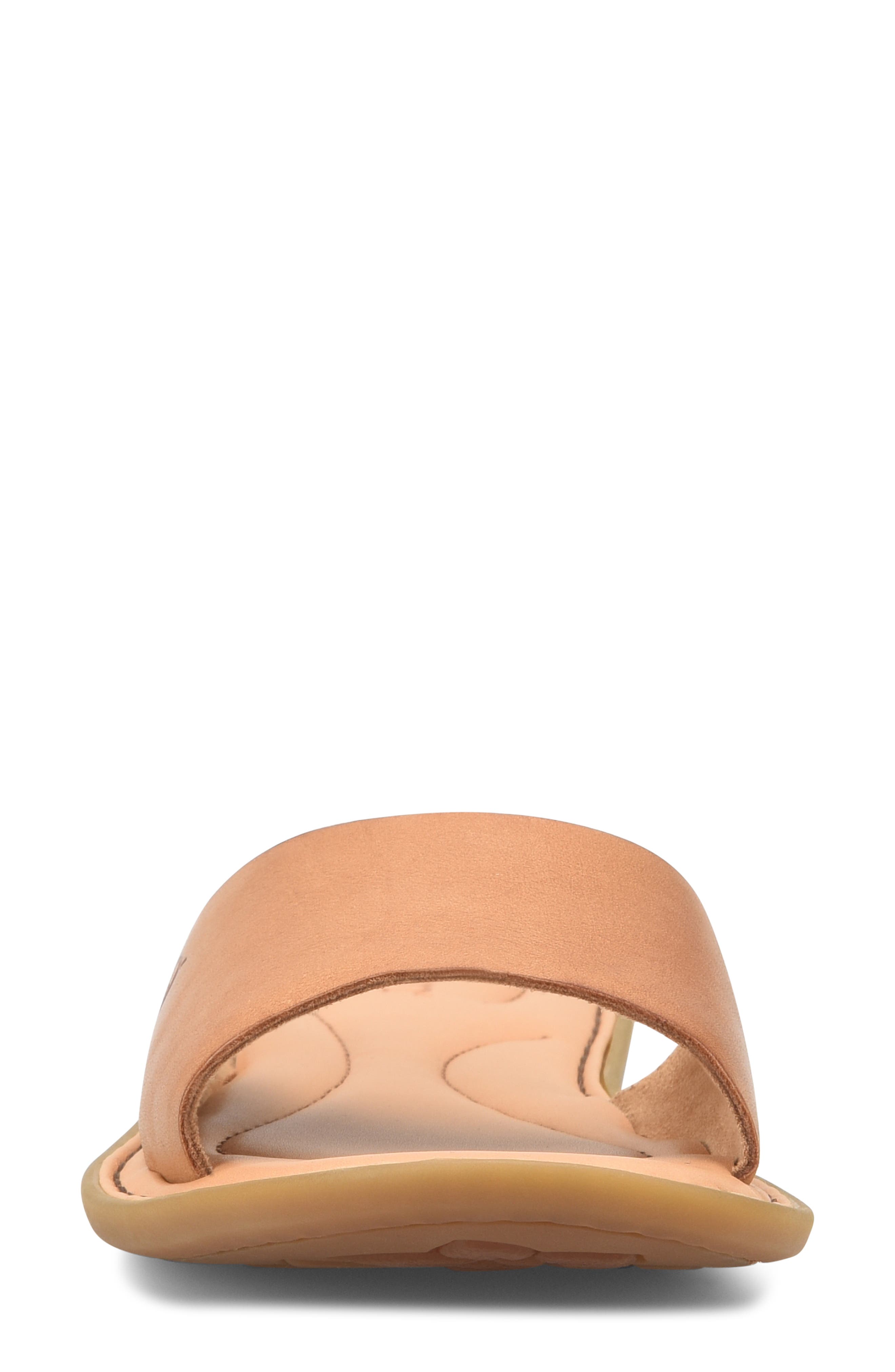 Jada Slide Sandal, Alternate, color, BROWN LEATHER