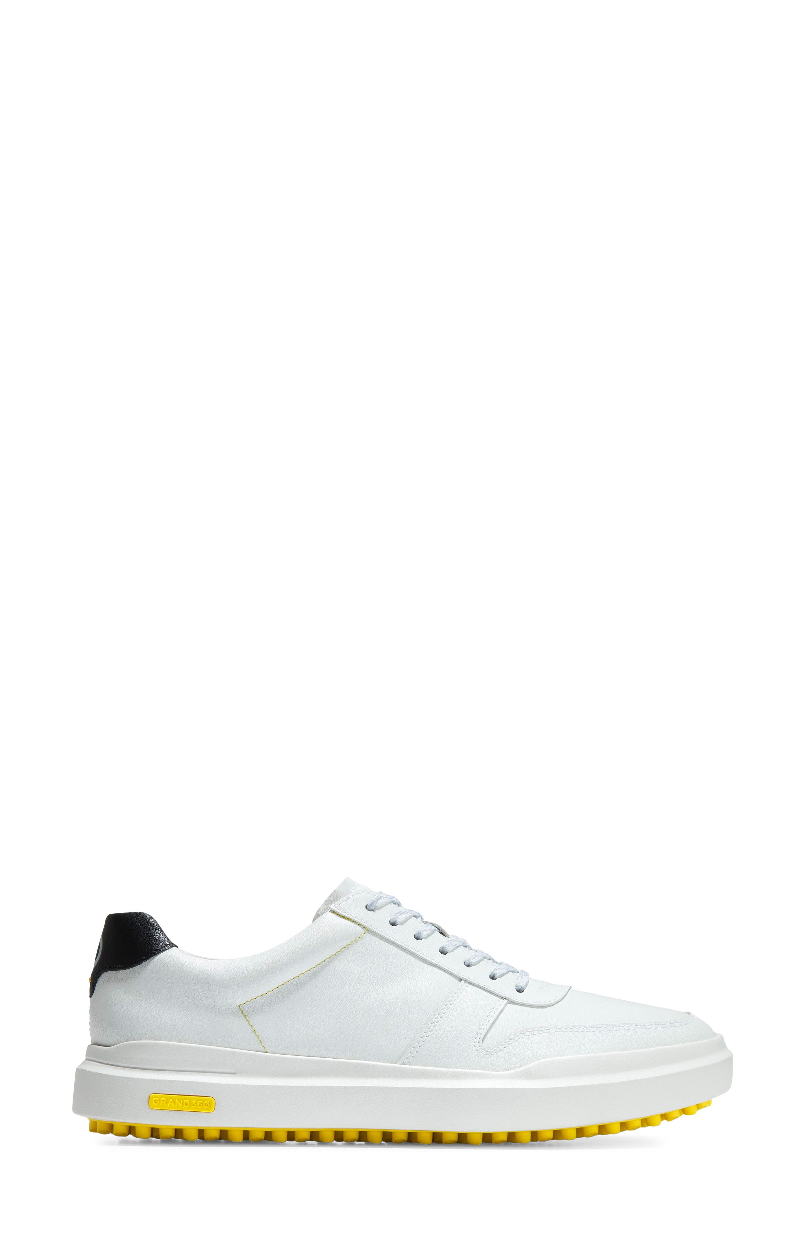 GrandPro AM Waterproof Golf Sneaker, Main, color, WHITE
