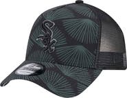 New Era Men's New Era Black Chicago White Sox 9FORTY A-Frame Trucker Adjustable Hat