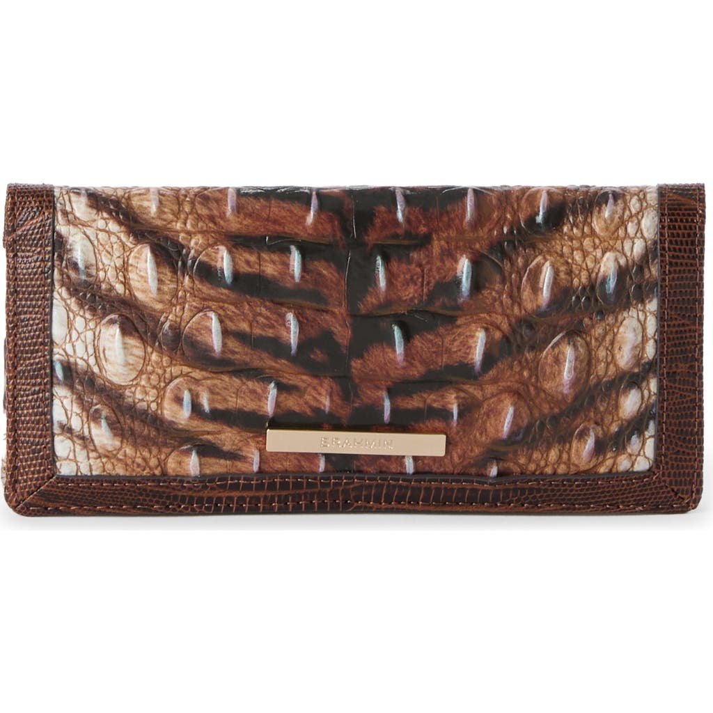 Brahmin Ady Embossed Leather Continental Wallet