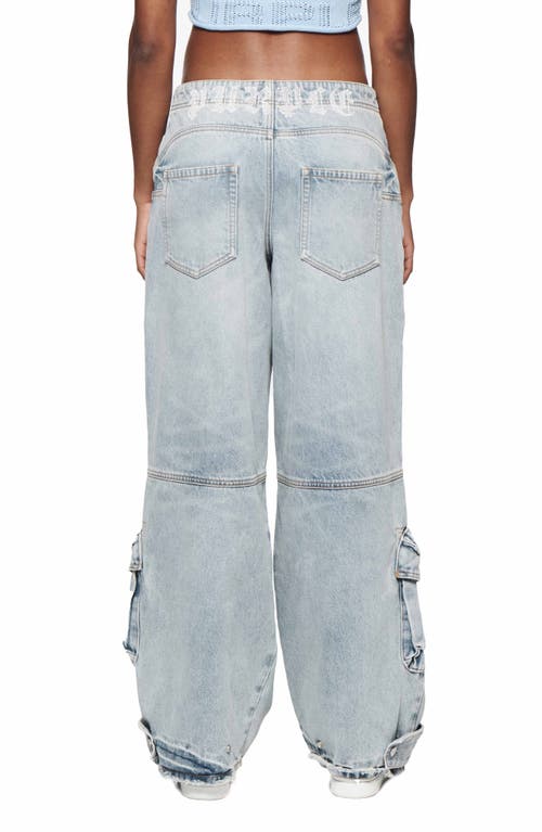 PURPLE BRAND PURPLE BRAND BAGGY AVIATOR HOTFIX CARGO JEANS
