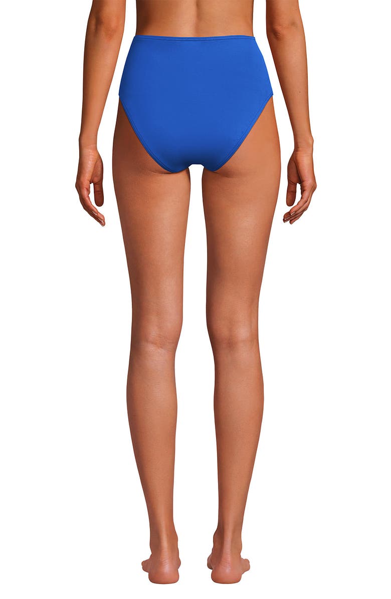 Lands' End Seamed High Waisted Bikini Bottoms, Alternate, color, 