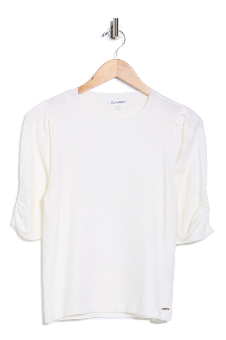 Elbow-Length Sleeve Sweater, Alternate, color, CREAM