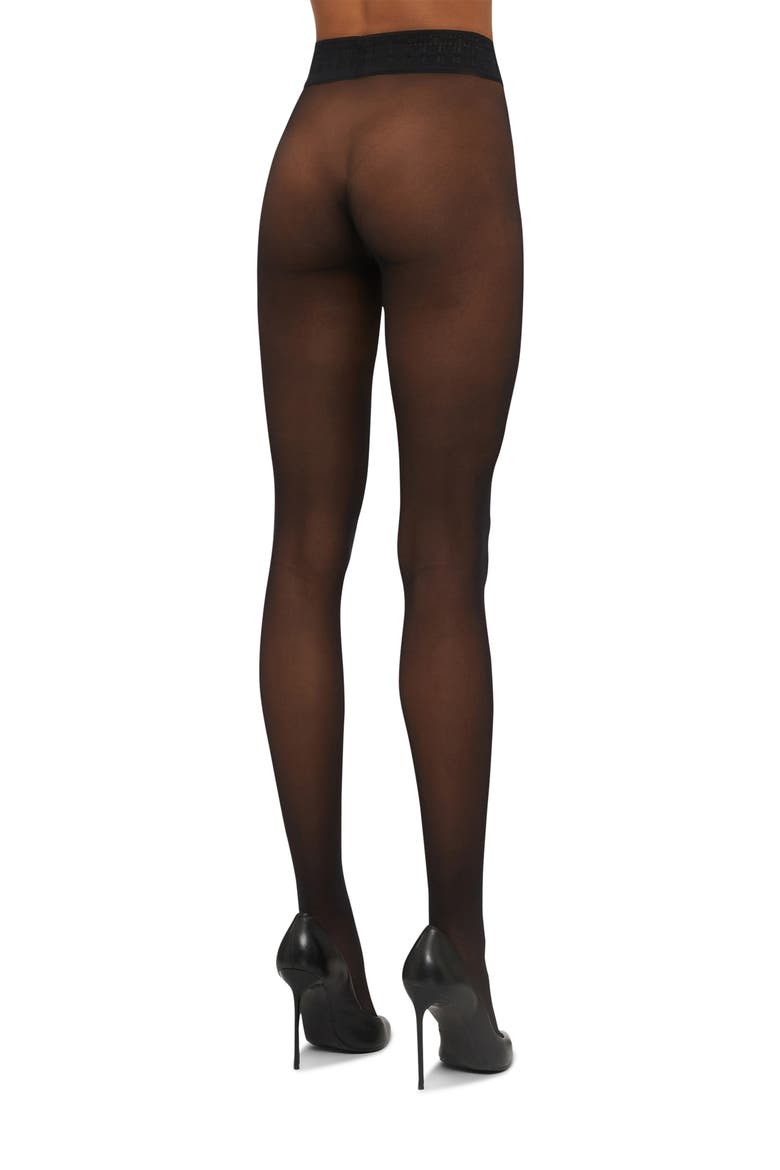 Fatal 2-Pack 15-Denier Tights, Alternate, color, BLACK