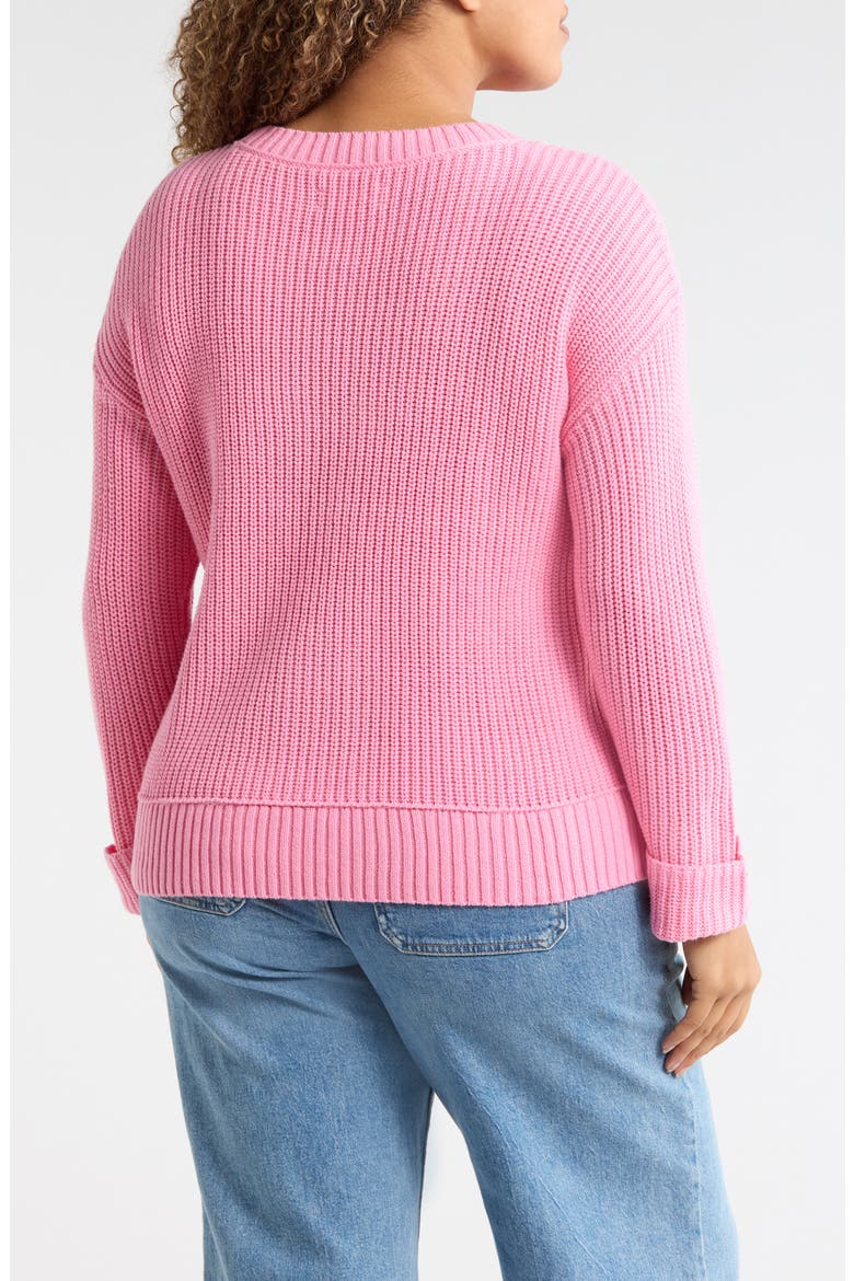 Crewneck Sweater, Alternate, color, ROSEBLOOM