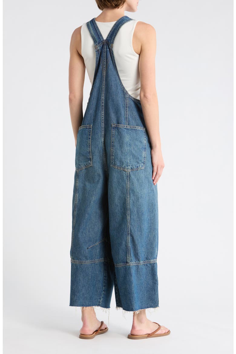 Rambler Denim Overalls, Alternate, color, NAVY