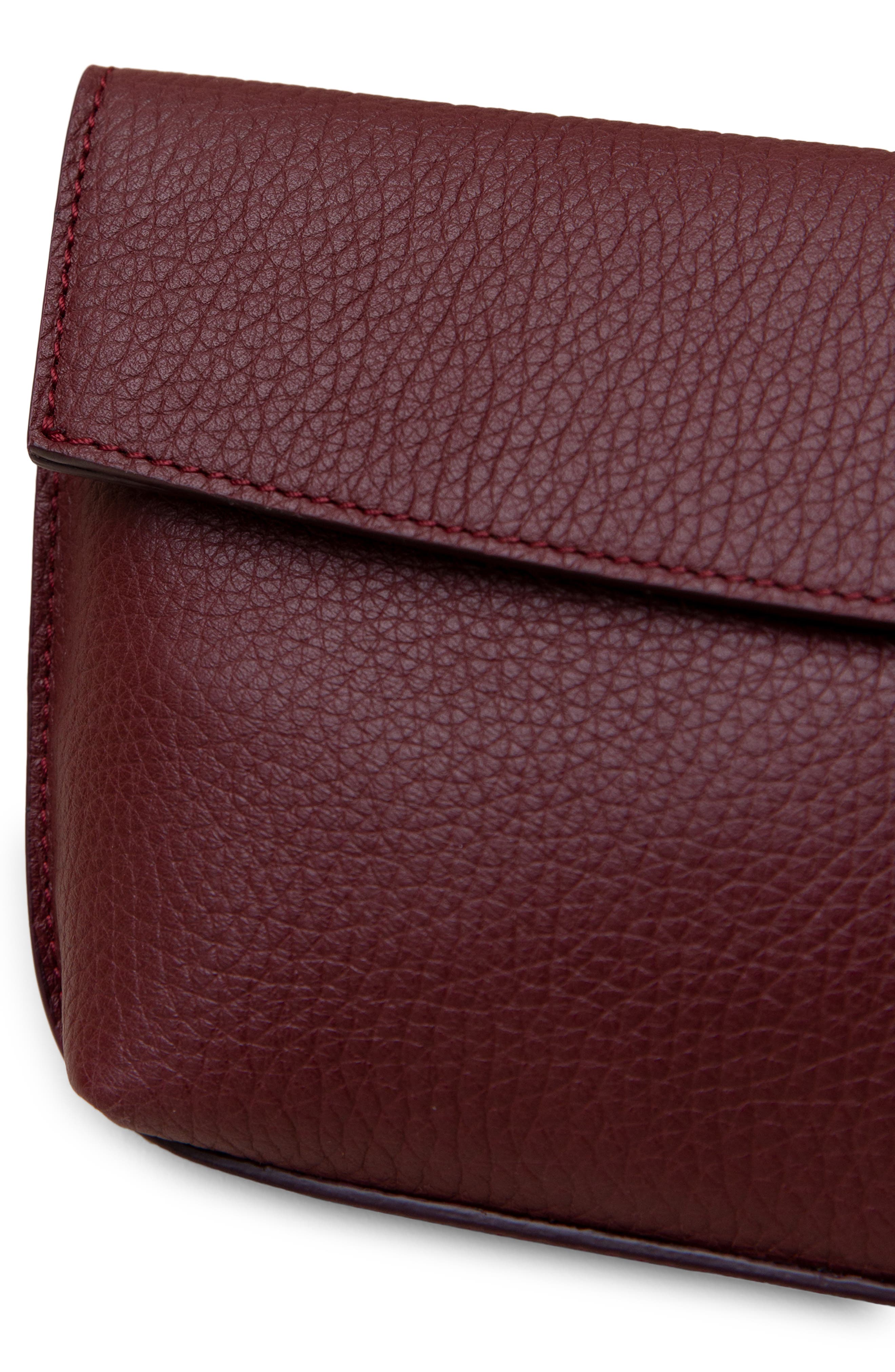 Yari 2.0 Leather Belt Bag, Alternate, color, RIO BORDEAUX