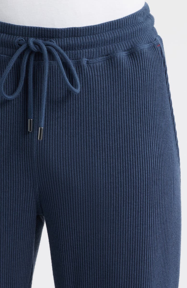 Daniel Buchler Ribbed Drawstring Pajama Pants, Alternate, color, College Navy