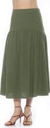 Alexia Admor Michel High Waist Shirred Midi Skirt