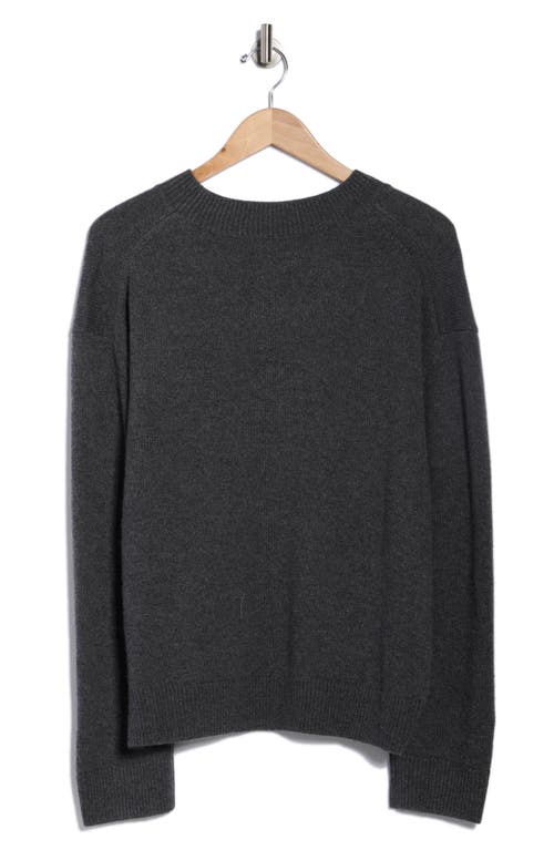 Twp Cashmere Crewneck Boyfriend Sweater In Gray