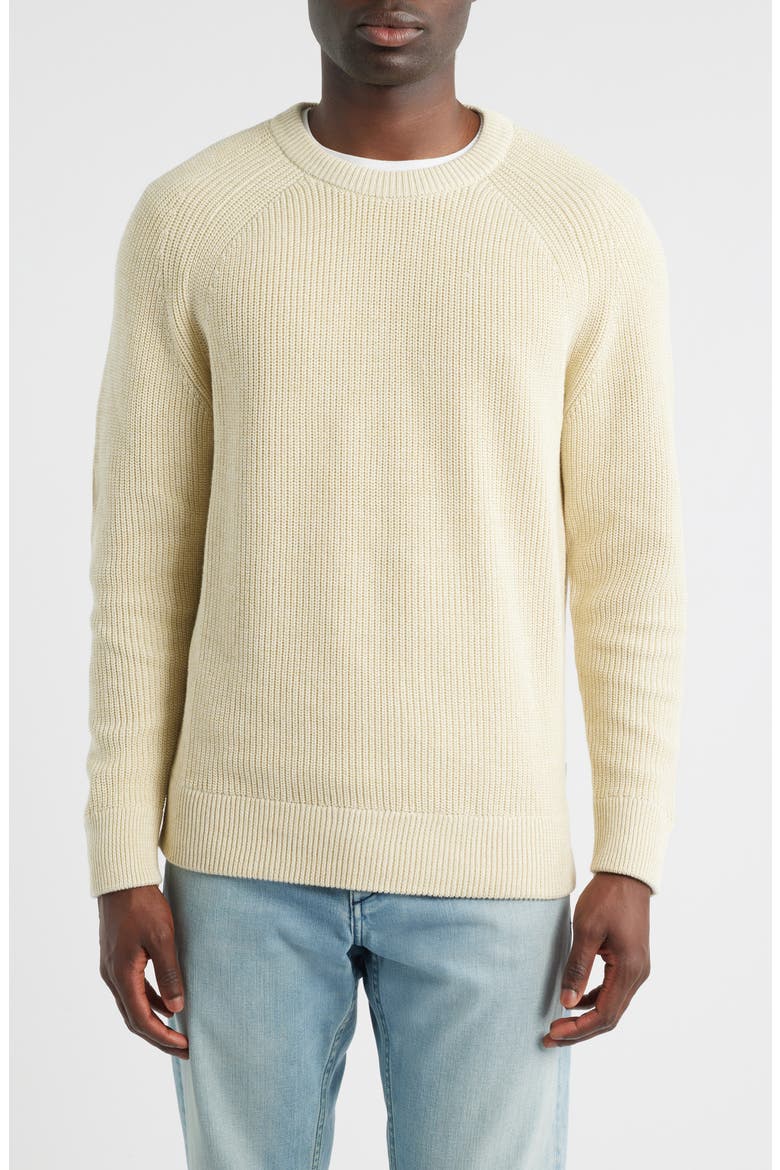 Jacob Cotton Rib Sweater, Main, color, IVORY