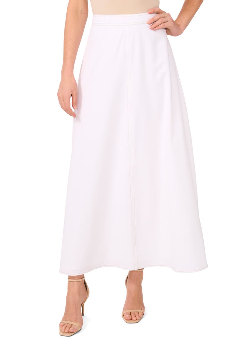 Vince Camuto A-Line Maxi Skirt, Main, color, New Ivory