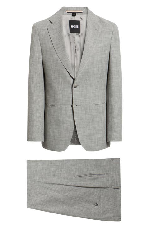 Boss Huge Cotton & Virgin Wool Suit