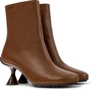 Camper Right Left Leather Bootie