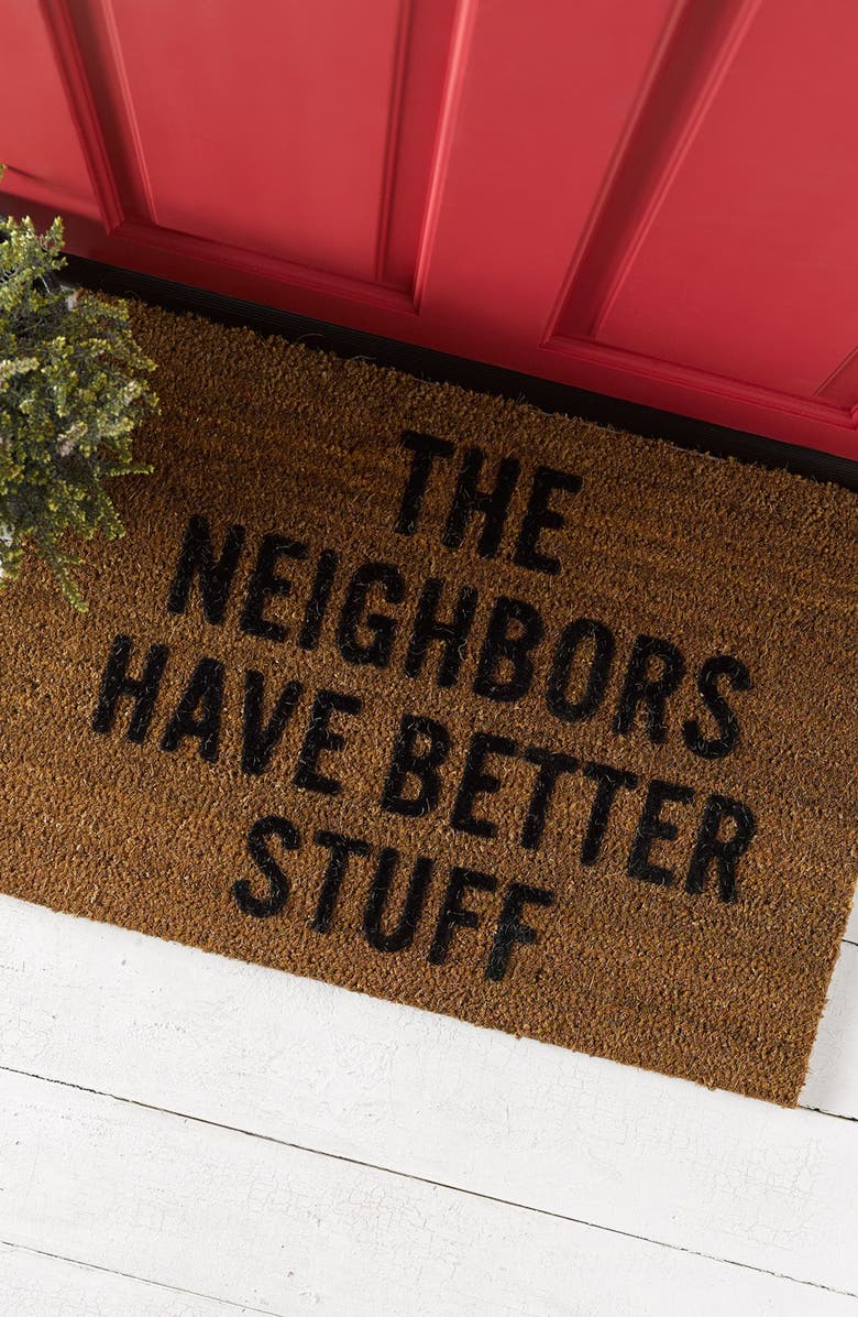 REED WILSON DESIGN Neighbors Doormat, Alternate, color,