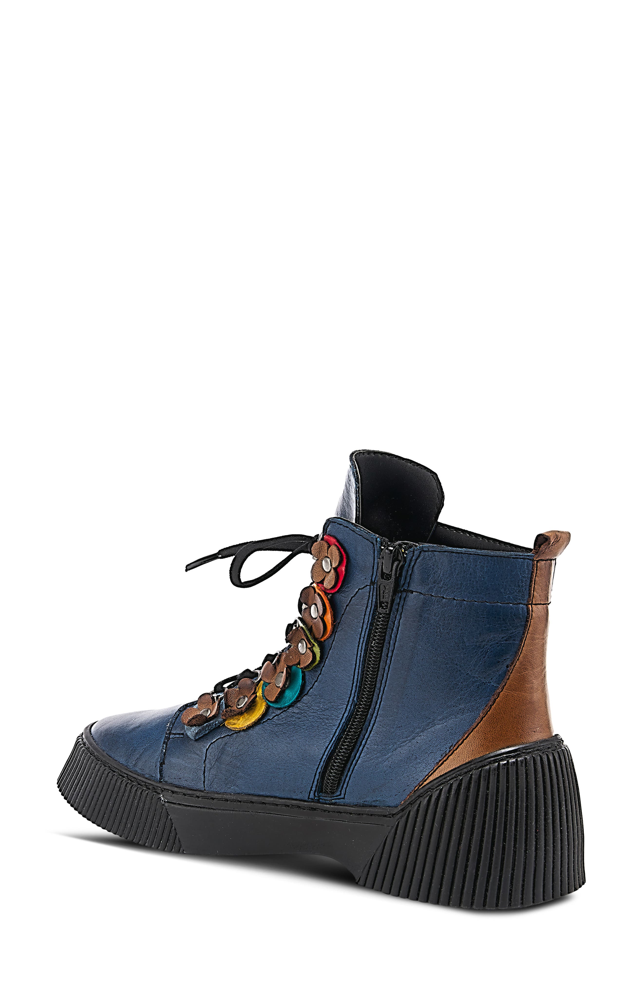 Spring Step Yeba Bootie, Alternate, color, Blue Multi