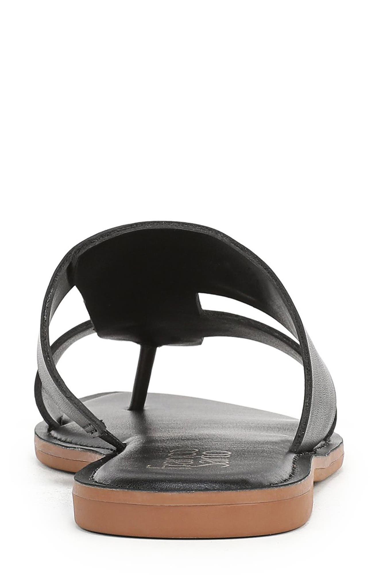 Franco Sarto Jerina Sandal, Alternate, color, Black Faux Leather