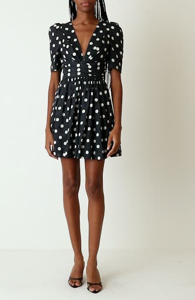 【Zimmermann】PLEATED MINI ドット プリーツ ミニドレス Zimmermann Polka Dot pleated Mini Dress ZIM 0 / US 4 | eBay
