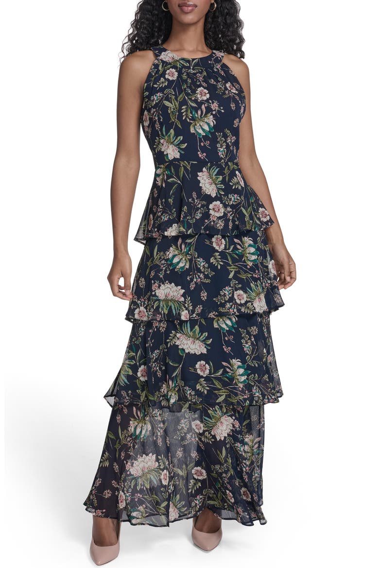 chiffon ball gown wedding dress Balloon Sleeve Pleated Flowing Floral A-line Prom Dresses In Nyc Pay With:$28.00 (Silkroll Fee: $0.56) refined look with a Blue Striped Bow Ruffle