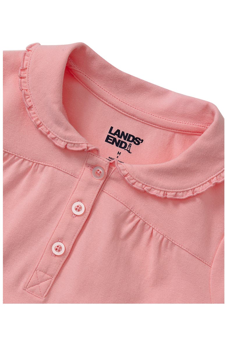 Girls Frill Collar Tee, Alternate, color, Pale Rose