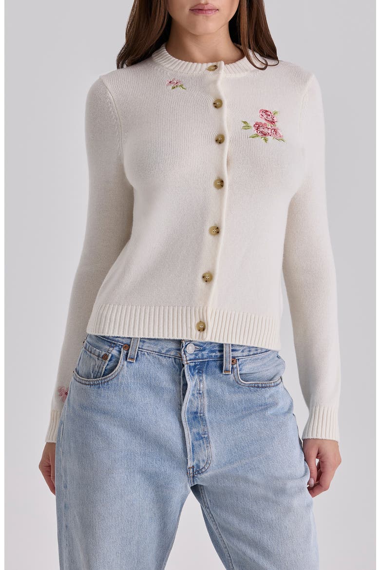 Daisie Wool & Cashmere Cardigan, Main, color, IVORY