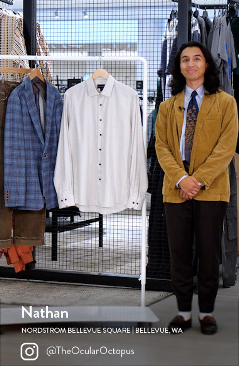 Dobby Check Button-Up Shirt, sales video thumbnail