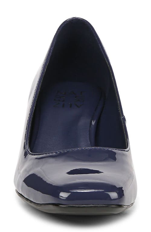 Naturalizer Karina Block Heel Pump In Blue