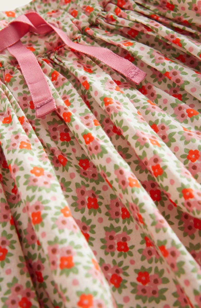 Mini Boden Kids' Floral Cotton Skirt, Alternate, color, 