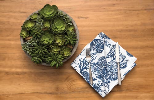 C & F Home C&f Home Reef Shores Napkin Set Of 6 In Blue