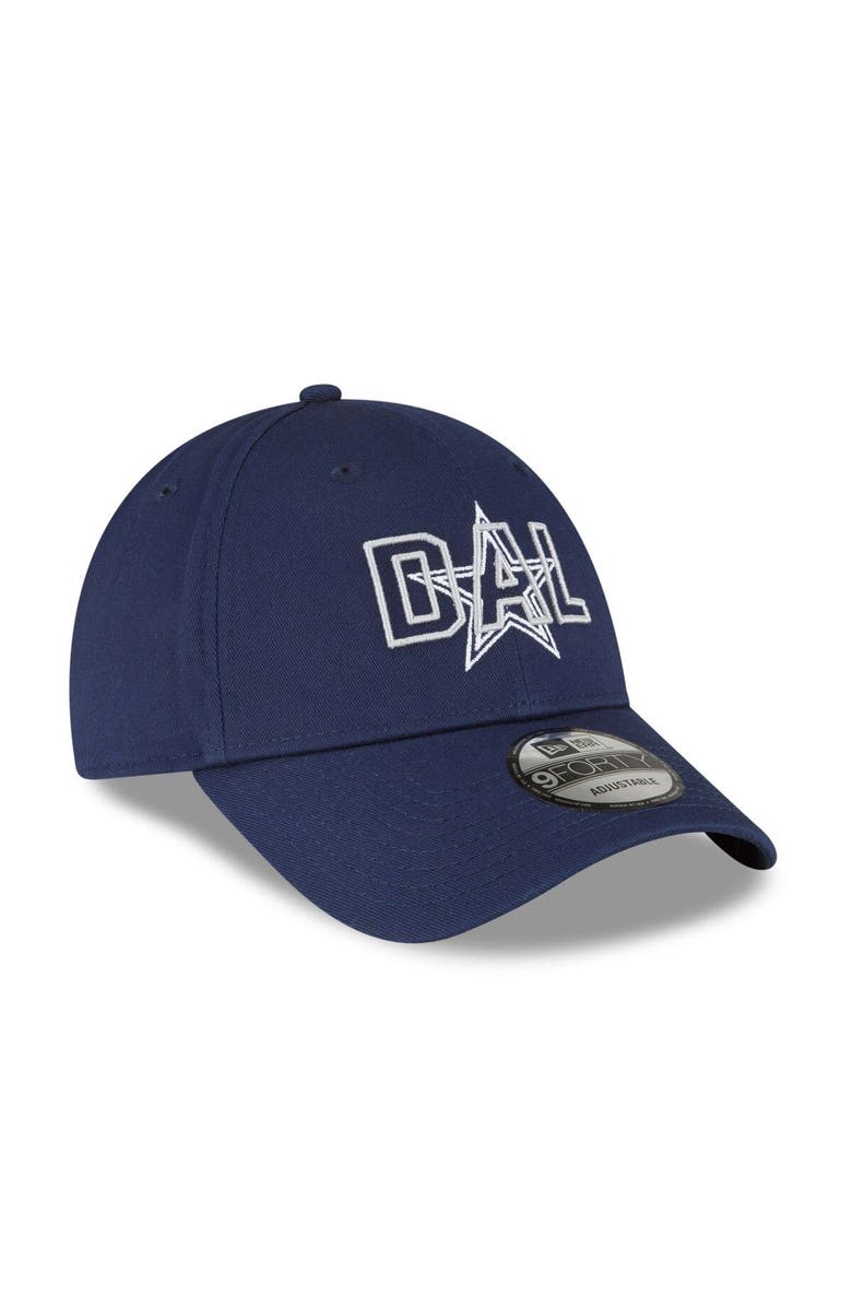 New Era Men's New Era Navy Dallas Cowboys Doubled 9FORTY Snapback Hat, Alternate, color, Navy