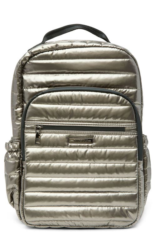 THINK ROYLN Headliner Quilted Backpack in Steel Volterra 
